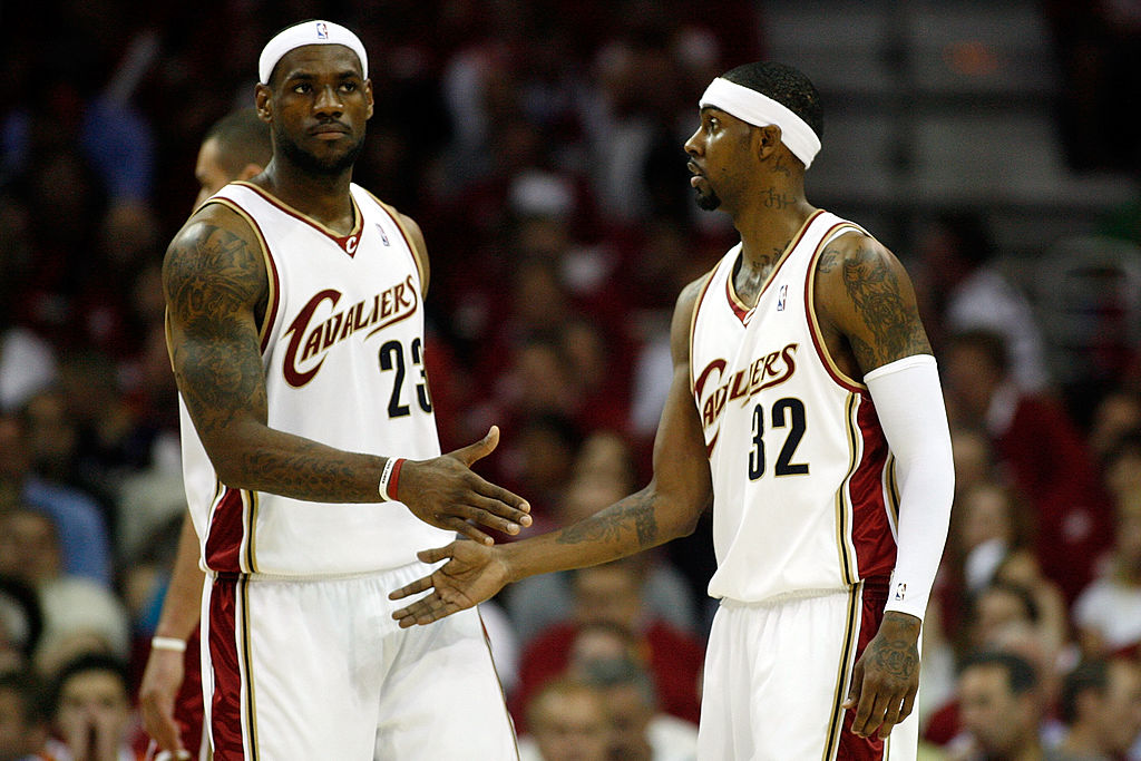 LeBron and Larry Hughes