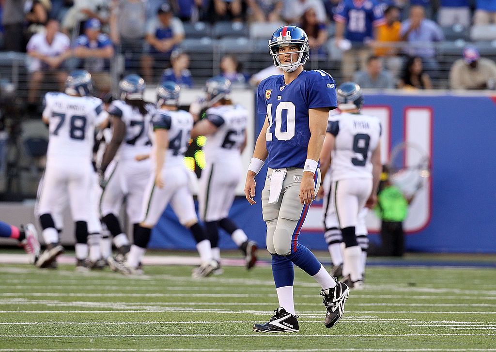 Eli Manning made $1,000 per interception after throwing 244 picks in 234 games with the New York Giants.