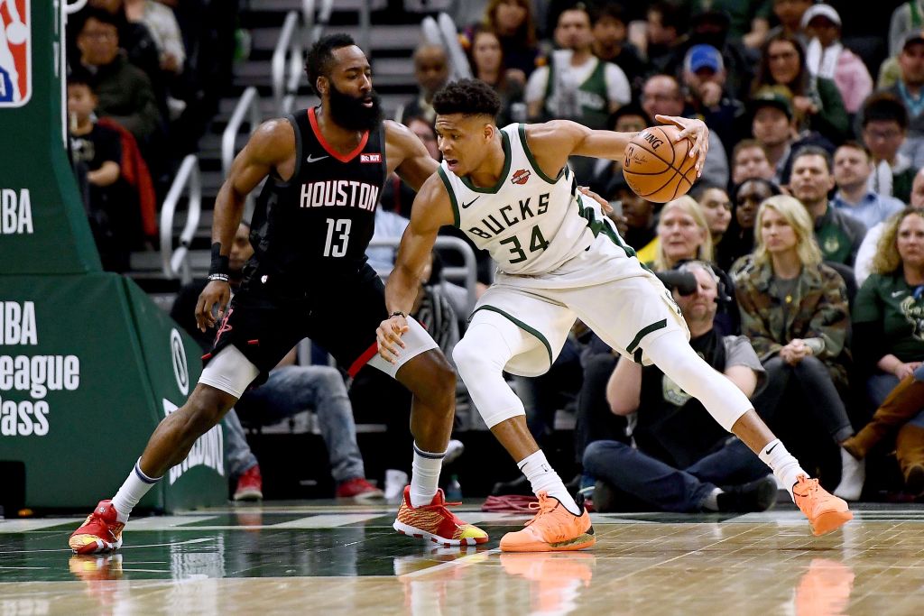 Giannis Antetokounmpo may have buried the hatchet with James Harden.