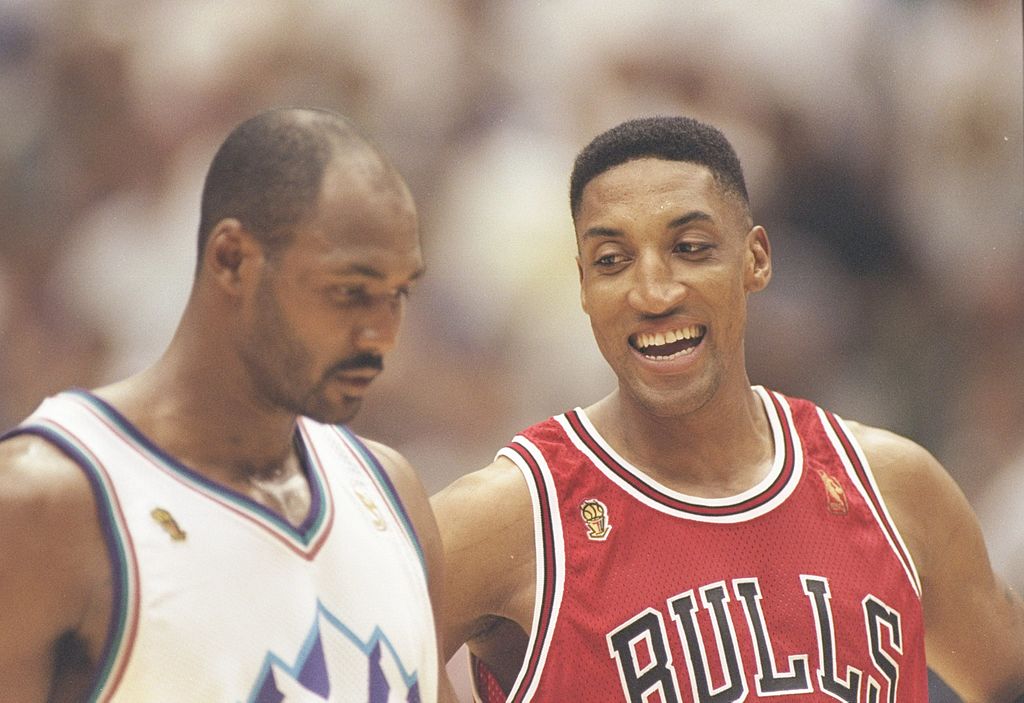 Scottie Pippen wasn't a big trash-talker, but he brought his A-game against Karl Malone.