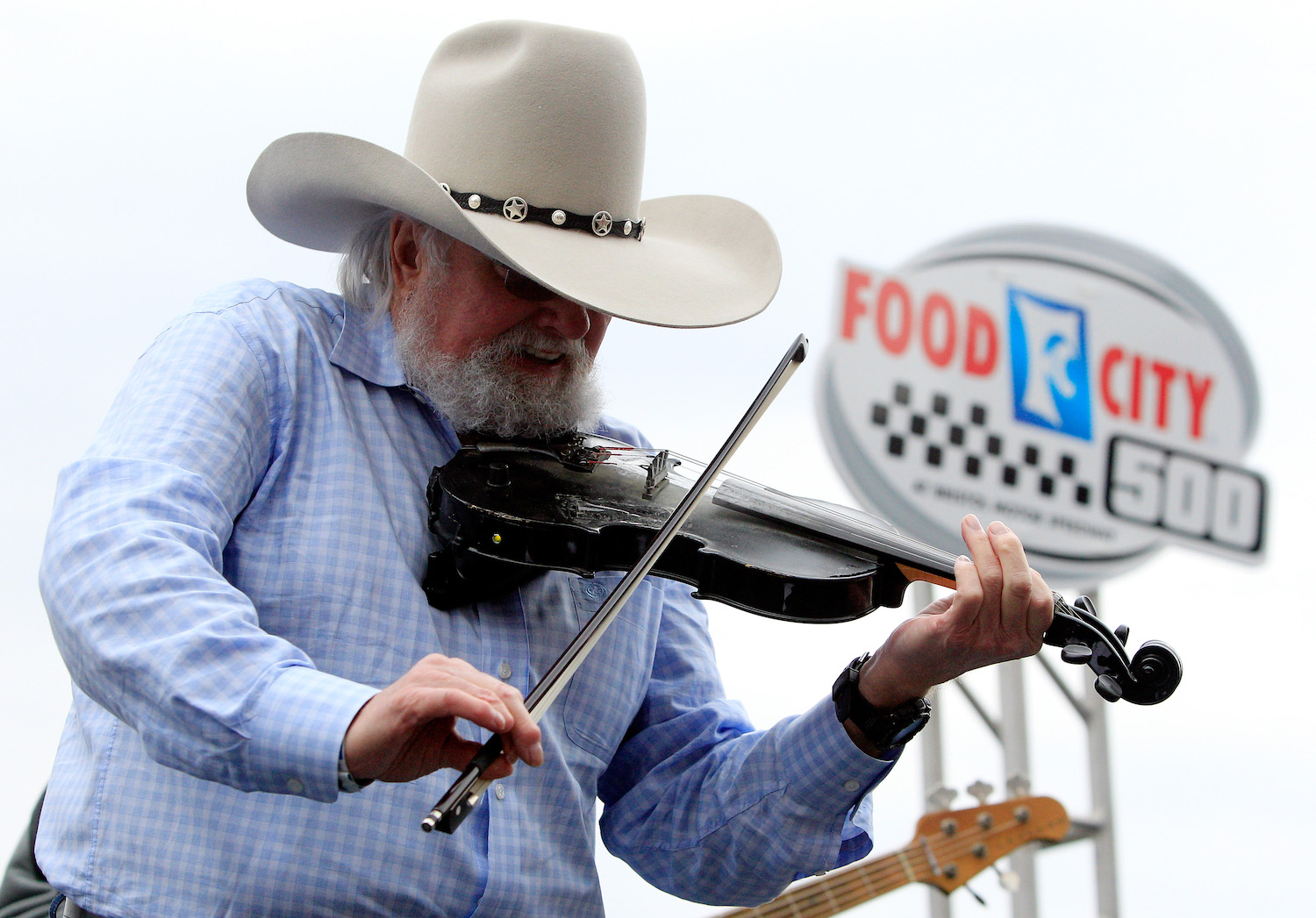 Charlie Daniels performs at NASCAR Event