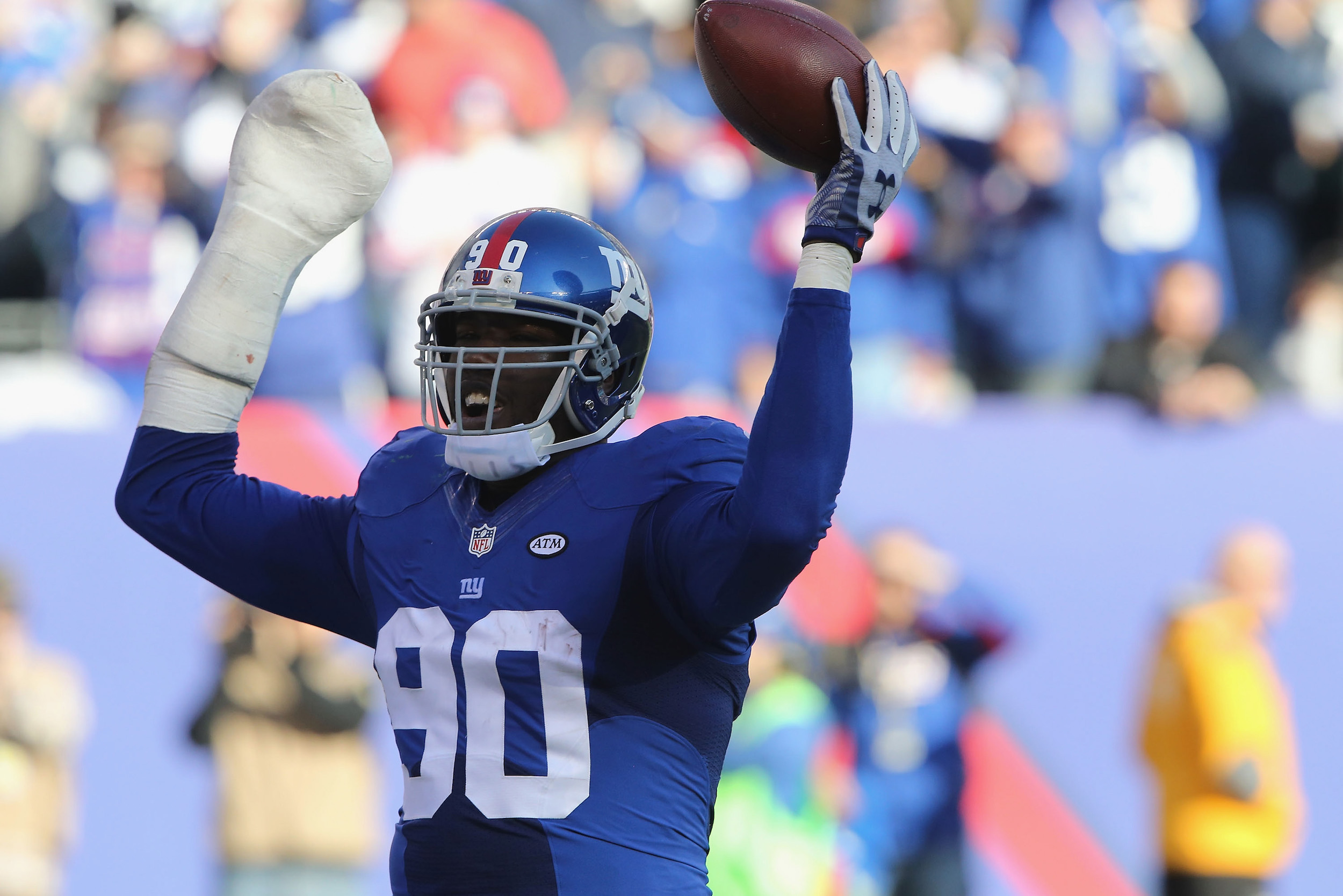 Jason Pierre-Paul suffered a serious hand injury setting off fireworks in 2015.