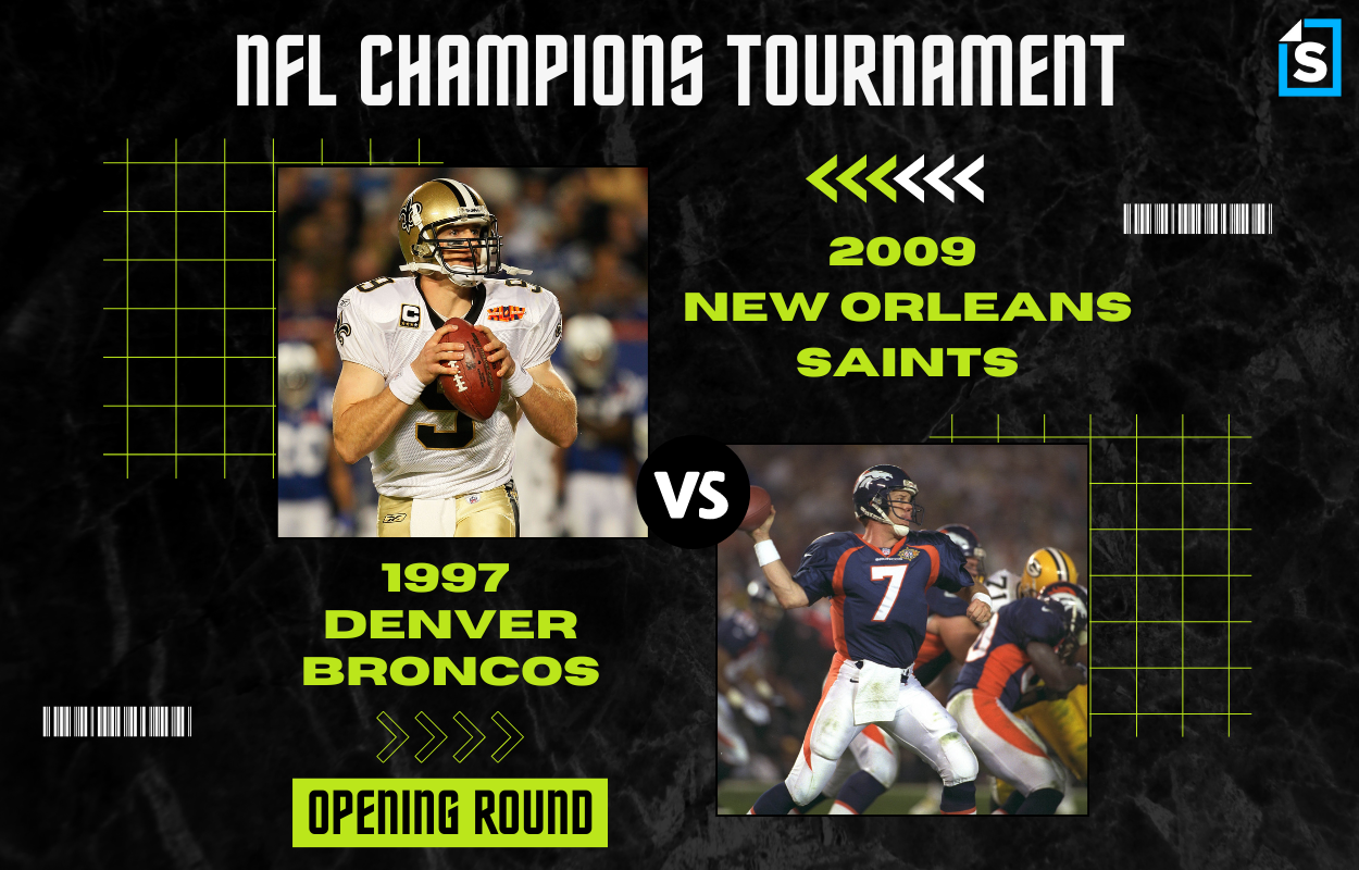 Super Bowl Tournament 2009 New Orleans Saints vs. 1997 Denver Broncos