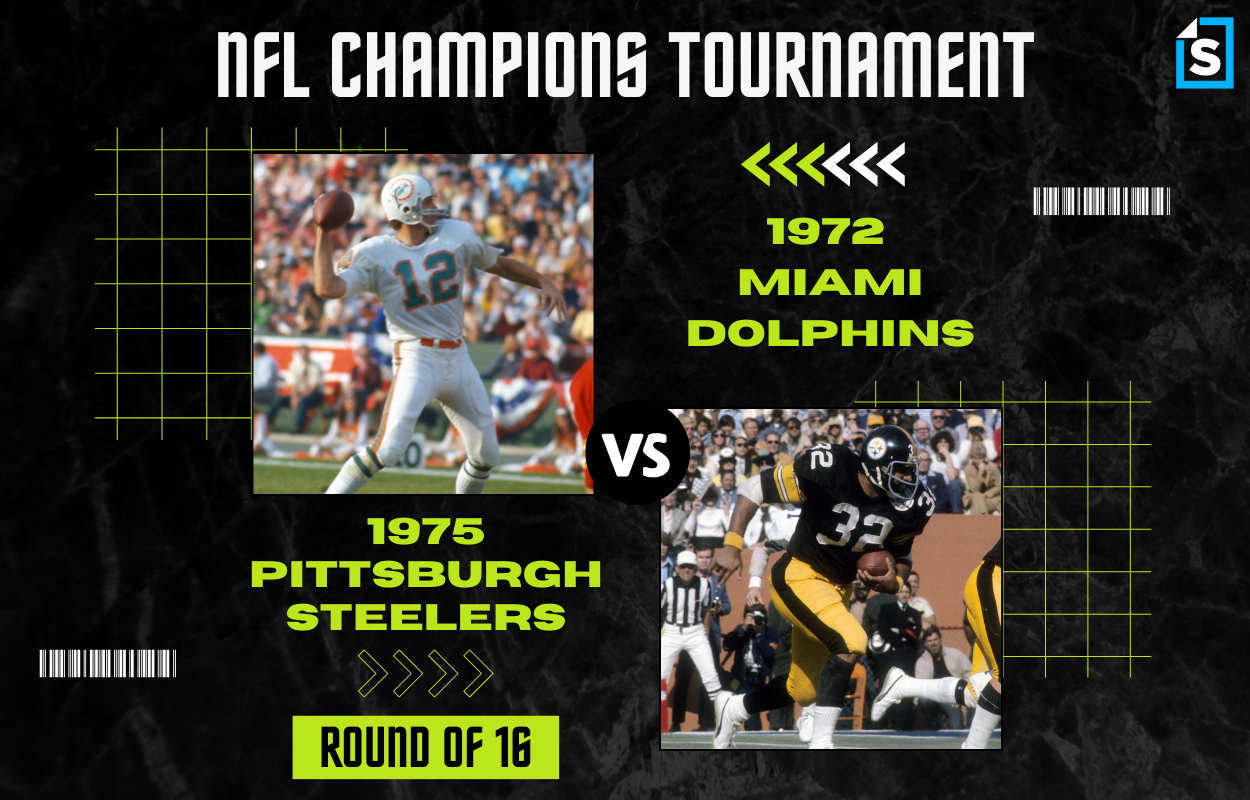 Super Bowl Tournament 1972 Miami Dolphins vs. 1975 Pittsburgh Steelers
