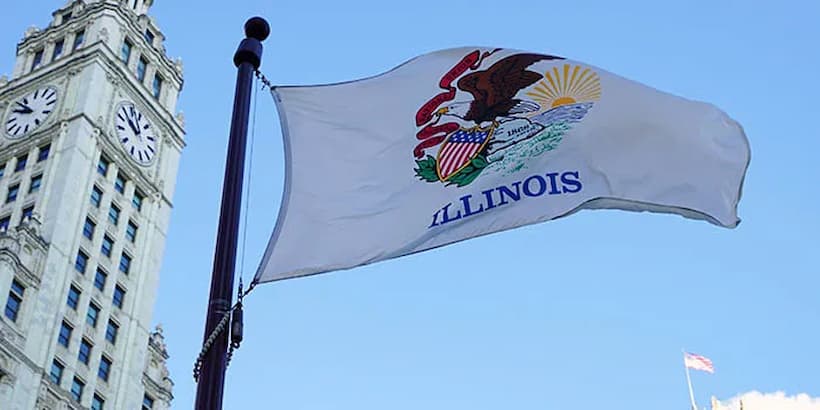 Illinois flag pic
