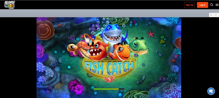 Sloto Cash casino to play fish table gambling game online for real money 