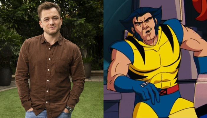 Taron Egerton and Wolverine.