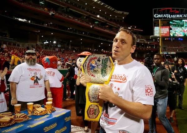 Twelve-time champion Joey Chestnut plans to compete in the Nathan's Hot Dog Eating Contest