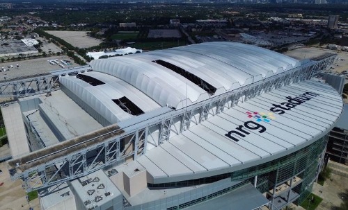 Houston Texans NRG Stadium Roof Damaged By Hurricane Beryl